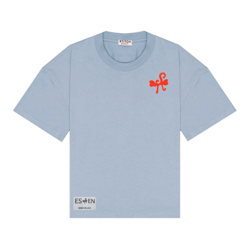 ES EN Women T-shirt Sky Blue
